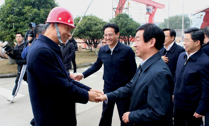 常州市委書記齊家濱一行來上上電纜調研