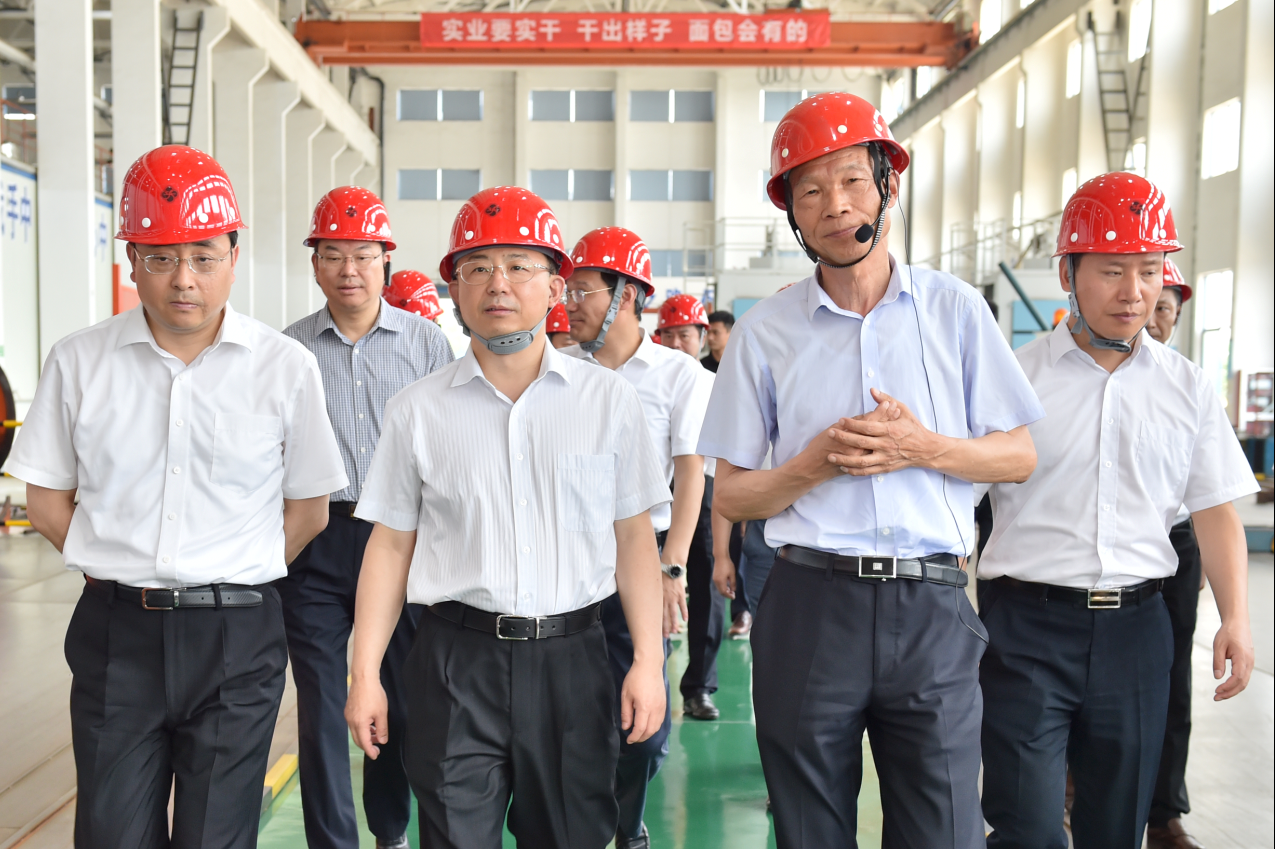 吳政隆省長鼓勵上上電纜：“精、專、特、外、創”戰略思路要繼續發揚光大