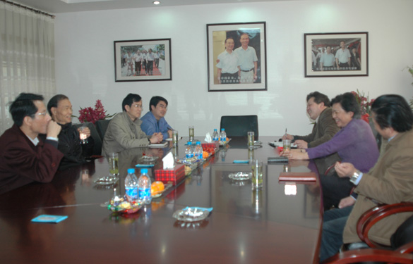 上海電纜研究所、電纜行業協會專家、領導來上上集團參觀考察