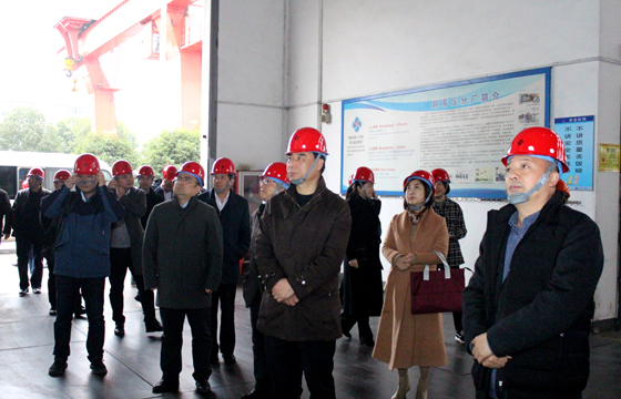 2020年12月8日，常州科教城管委會(huì)領(lǐng)導(dǎo)一行來上上電纜參觀
