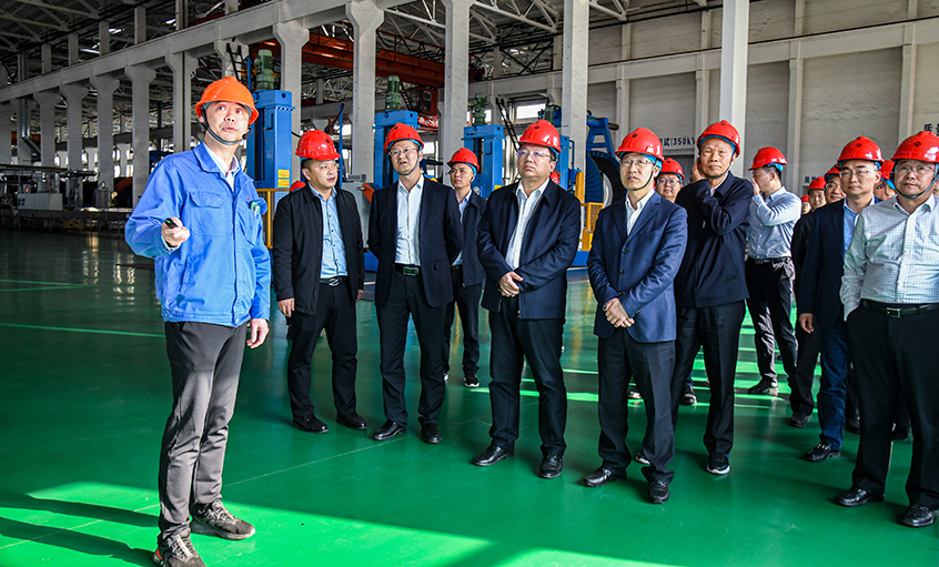 泰州市海陵區黨政代表團來上上電纜考察