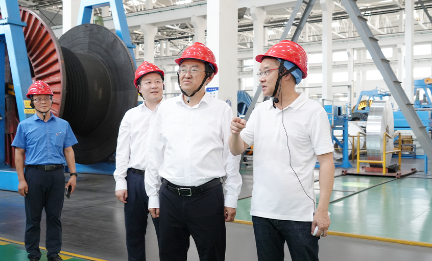 省人社廳朱從明廳長調研上上電纜 鼓勵企業(yè)發(fā)揮示范作用穩(wěn)崗擴崗促就業(yè)